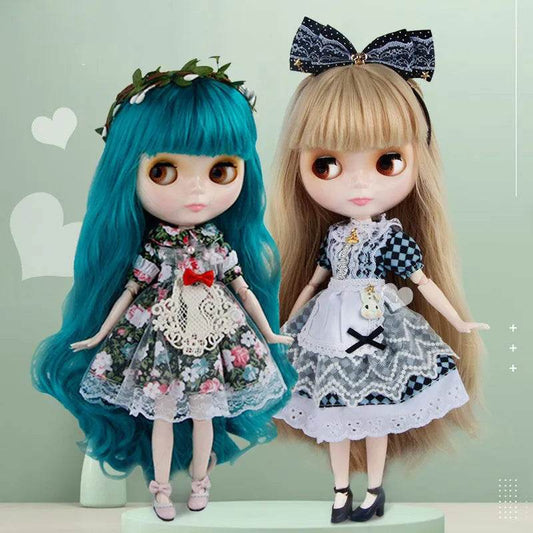 30cm Customizable 1/6 Blyth Doll with Articulated Body and Shiny Face - ToylandEU