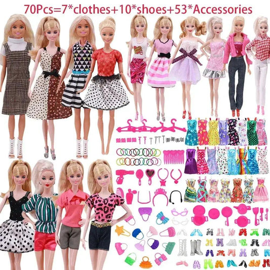  30cm Doll Accessories Set Premium With Clothes Shoes Jewelry -  ToylandEU™