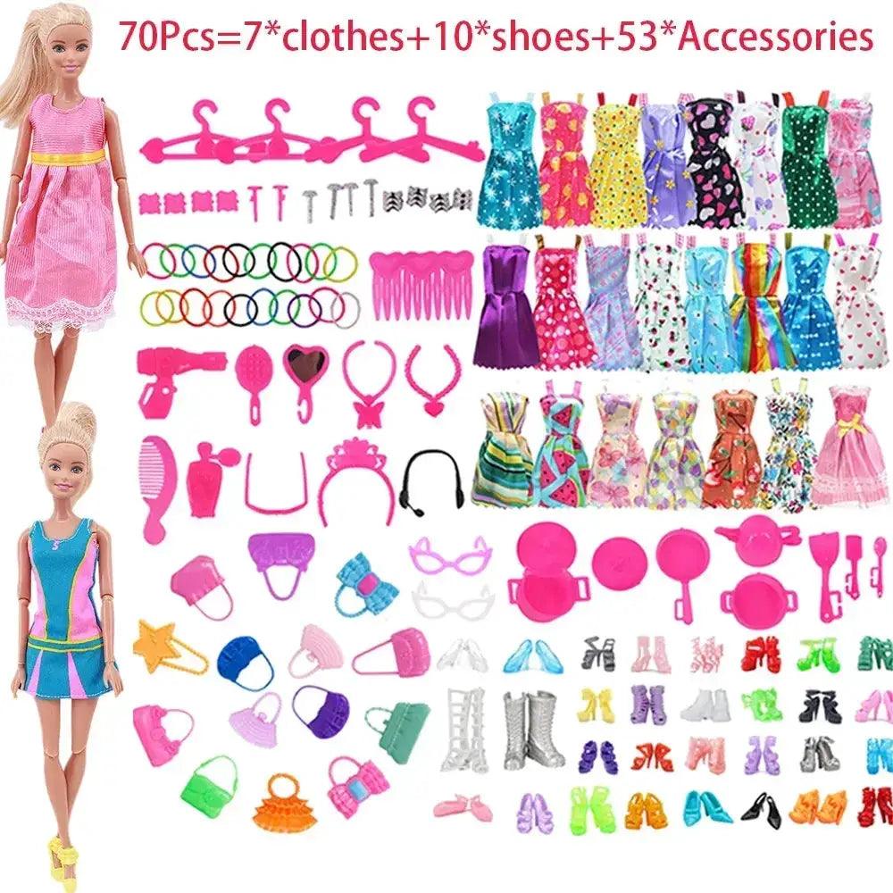 30cm Doll Accessories Set Premium With Clothes Shoes Jewelry -  ToylandEU™