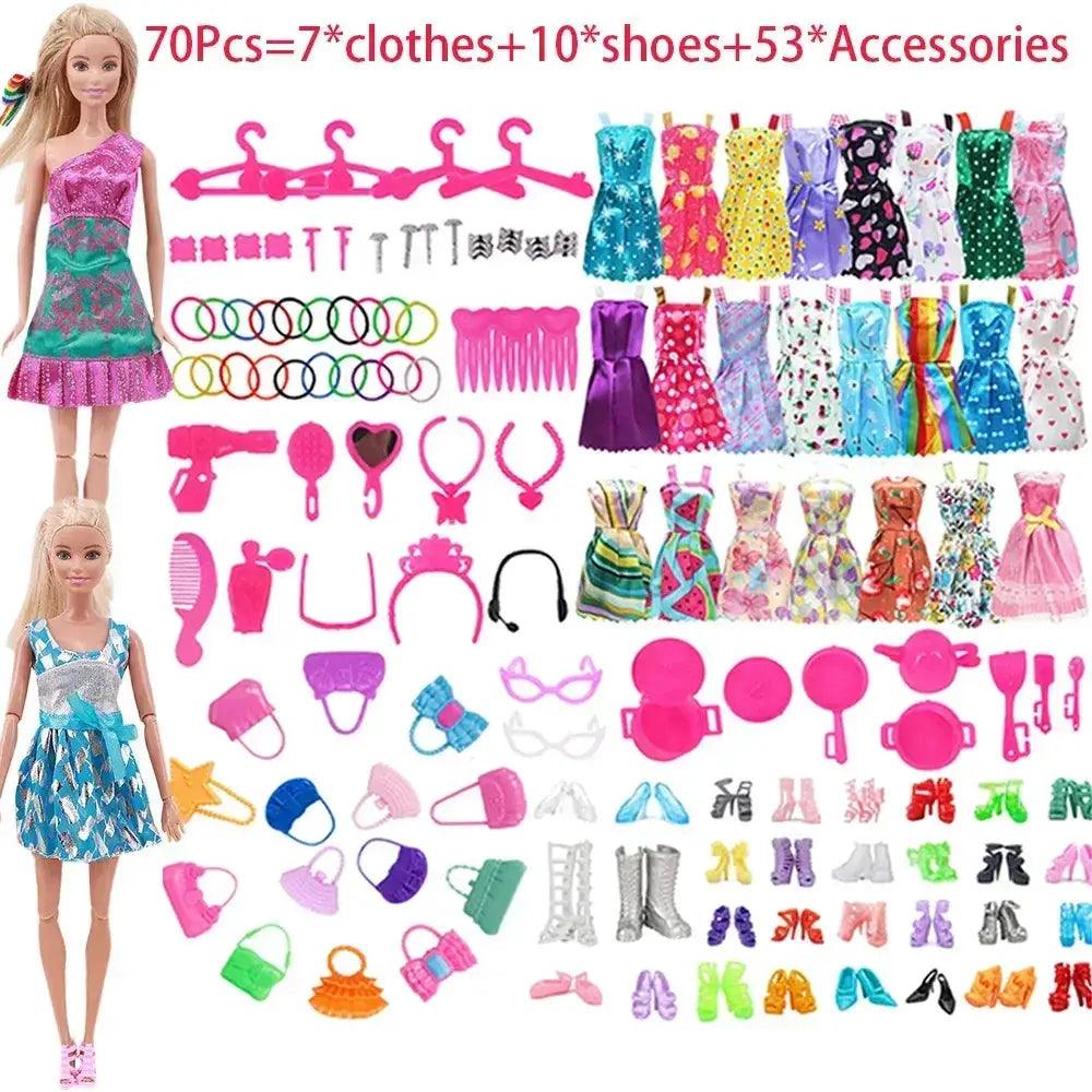  30cm Doll Accessories Set Premium With Clothes Shoes Jewelry -  ToylandEU™