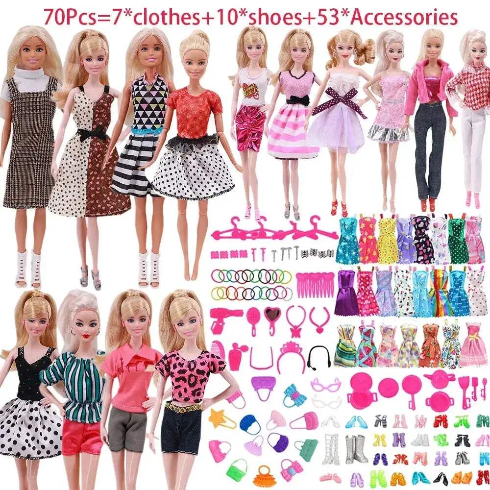  30cm Doll Accessories Set Premium With Clothes Shoes Jewelry -  ToylandEU™
