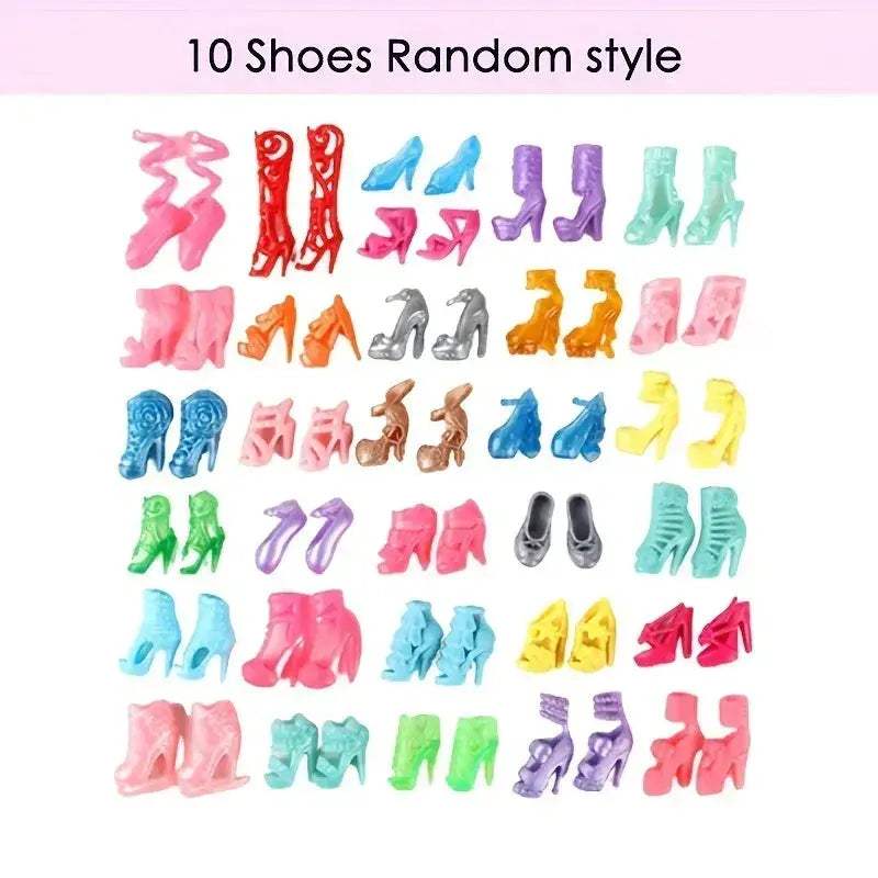  30cm Doll Clothes Set Complete With Dresses Tops Shoes -  ToylandEU™