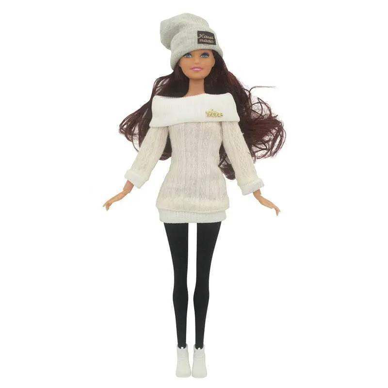 30cm Doll Full Set 1/6 Female Doll with Clothes and Hat - ToylandEU