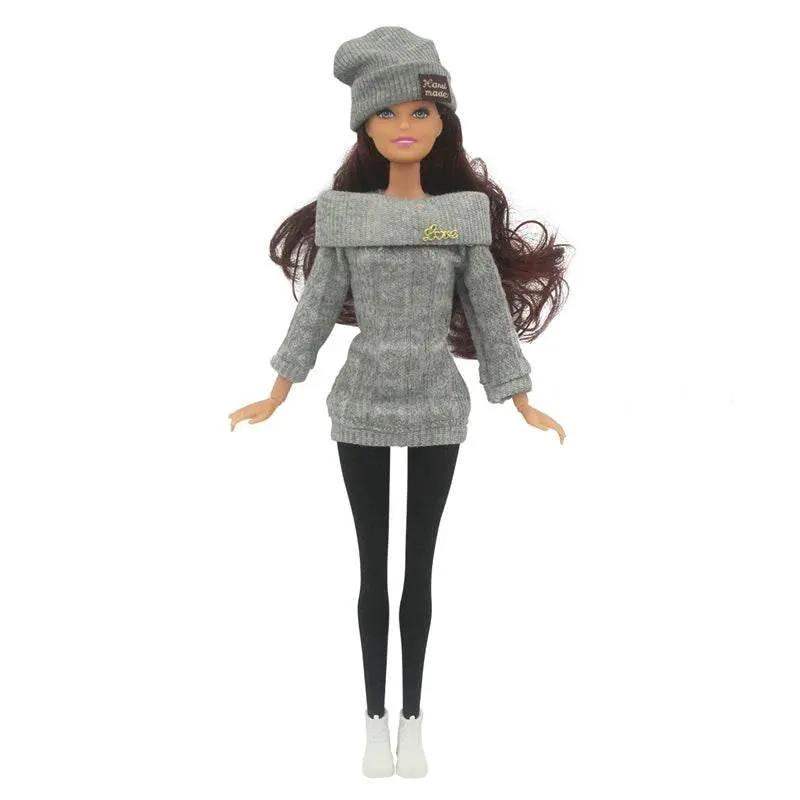 30cm Doll Full Set 1/6 Female Doll with Clothes and Hat - ToylandEU