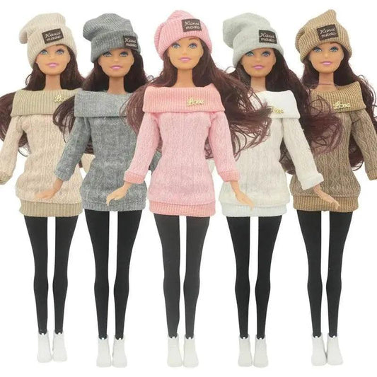  30cm Doll Full Set with Clothes and Hat for Girls -  ToylandEU™