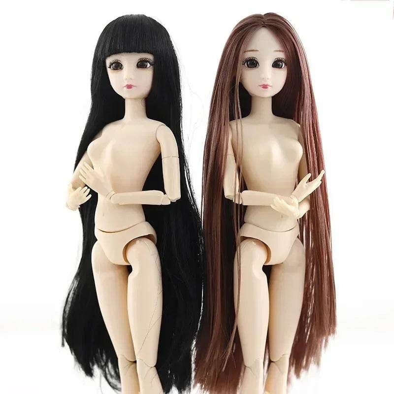 30cm Doll Toys for Girls 1/6 BJD Dolls with 3D Eyes - ToylandEU
