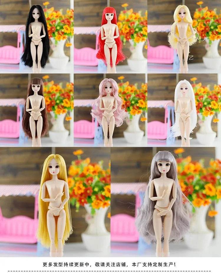 30cm Doll Toys for Girls 1/6 BJD Dolls with 3D Eyes - ToylandEU