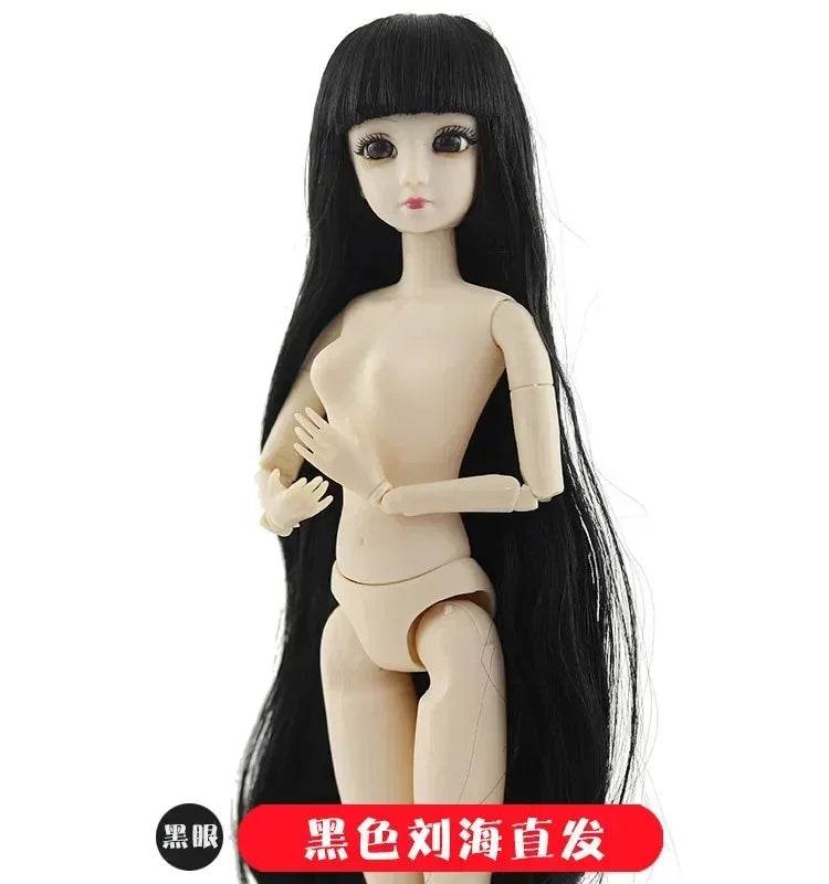 30cm Doll Toys for Girls 1/6 BJD Dolls with 3D Eyes - ToylandEU