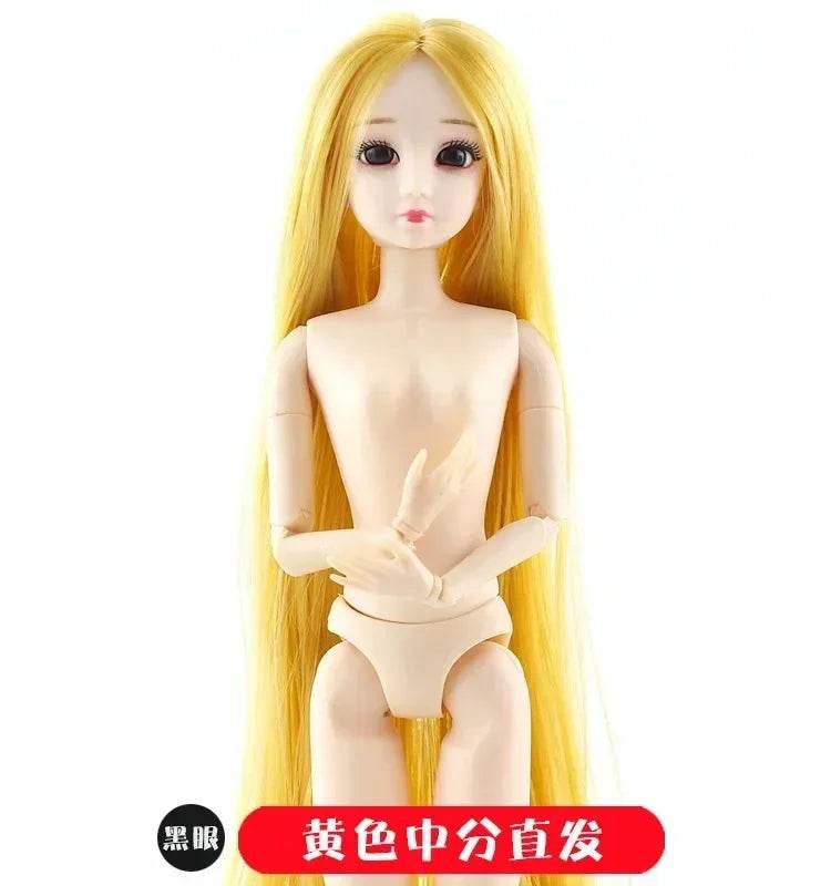 30cm Doll Toys for Girls 1/6 BJD Dolls with 3D Eyes - ToylandEU