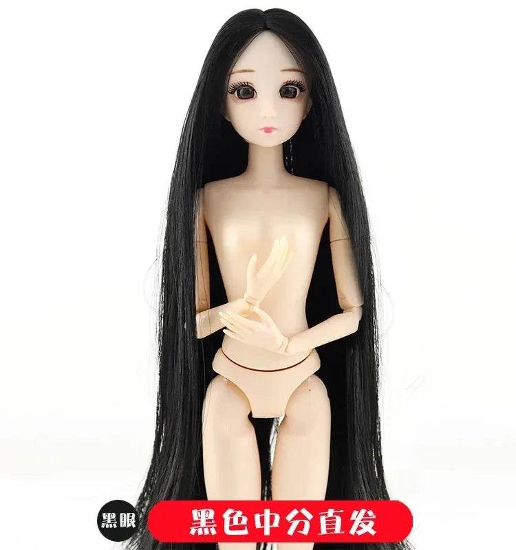 30cm Doll Toys for Girls 1/6 BJD Dolls with 3D Eyes - ToylandEU
