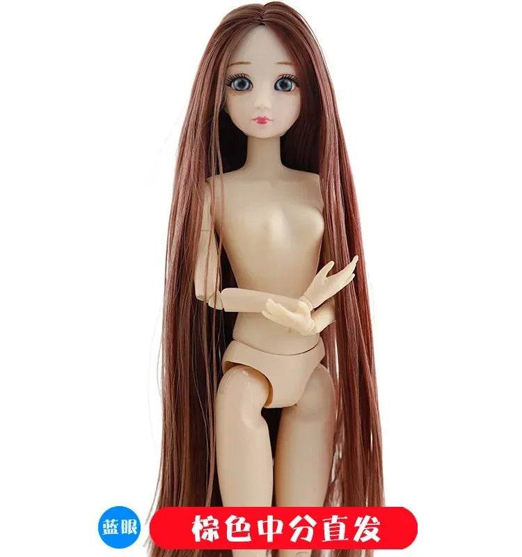 30cm Doll Toys for Girls 1/6 BJD Dolls with 3D Eyes - ToylandEU
