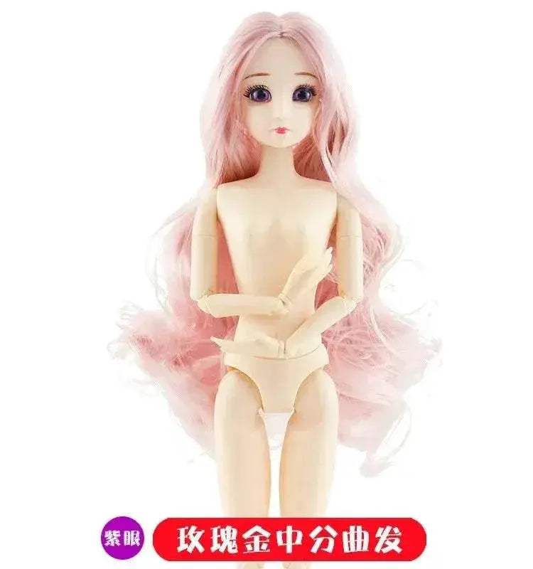 30cm Doll Toys for Girls 1/6 BJD Dolls with 3D Eyes - ToylandEU