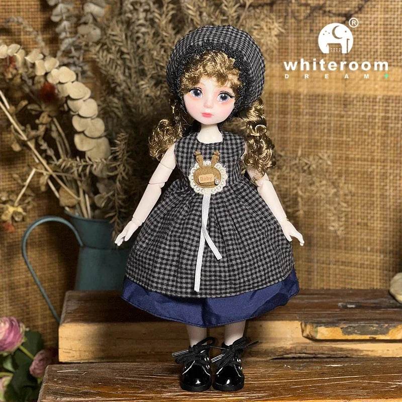 30cm Dolls For Girl Dolls 1/6 Starry Grey Blue Eyes Fashion - ToylandEU