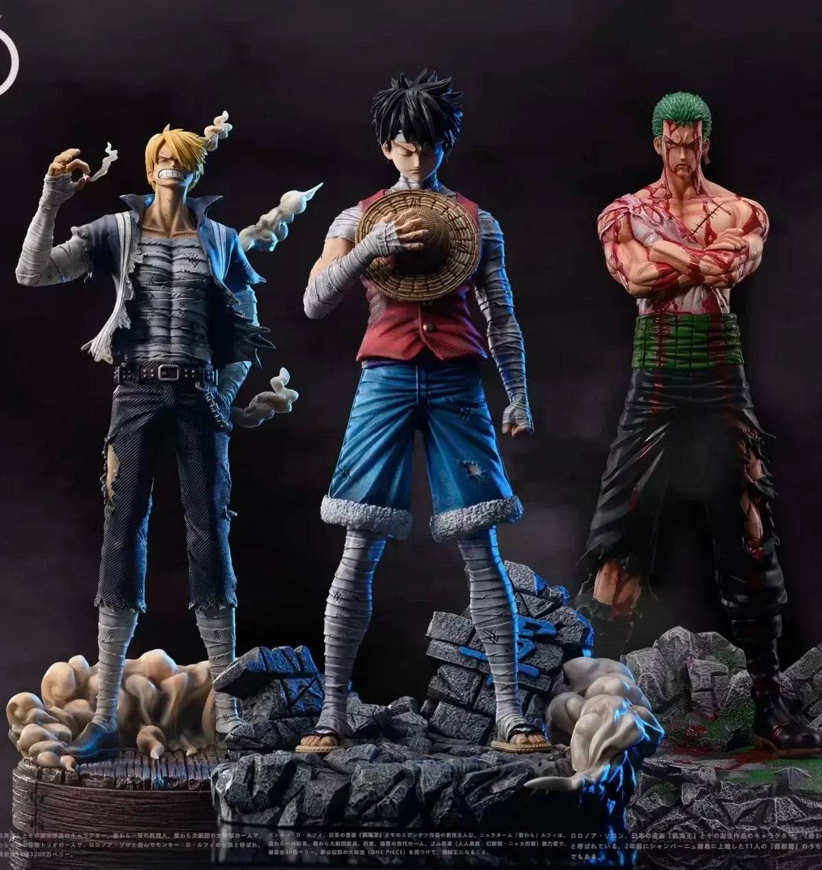 30cm One Piece Anime Action Figure Roronoa Zoro Vinsmoke Sanji - ToylandEU