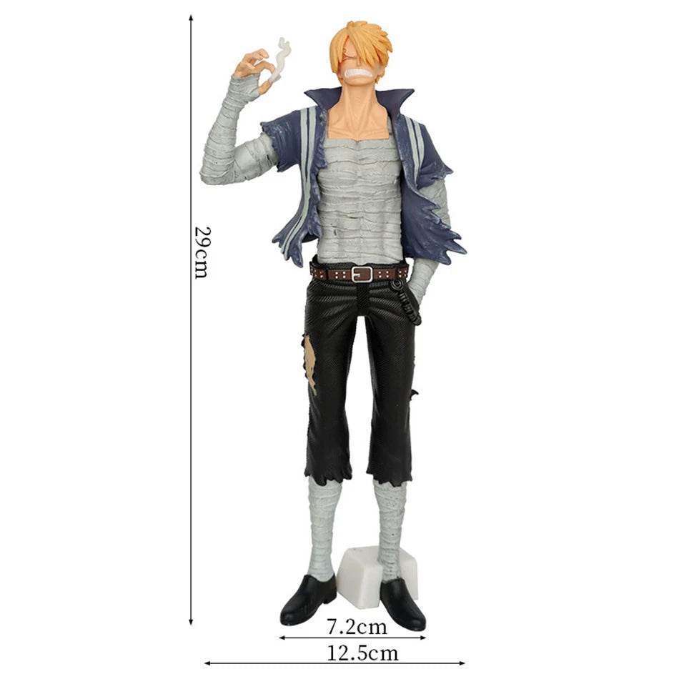 30cm One Piece Anime Action Figure Roronoa Zoro Vinsmoke Sanji - ToylandEU