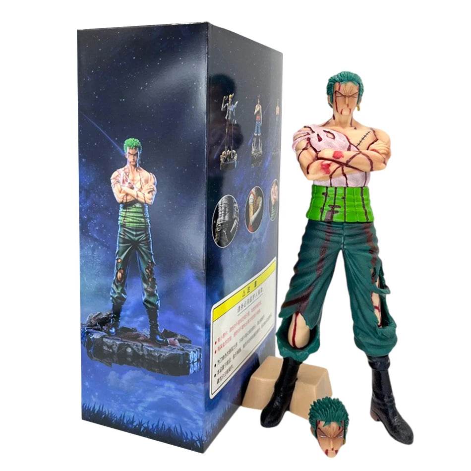 30cm One Piece Anime Action Figure Roronoa Zoro Vinsmoke Sanji - ToylandEU