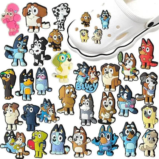  30pcs Bluey Collection Shoe Charms For Crocs Diy Accessories -  ToylandEU™