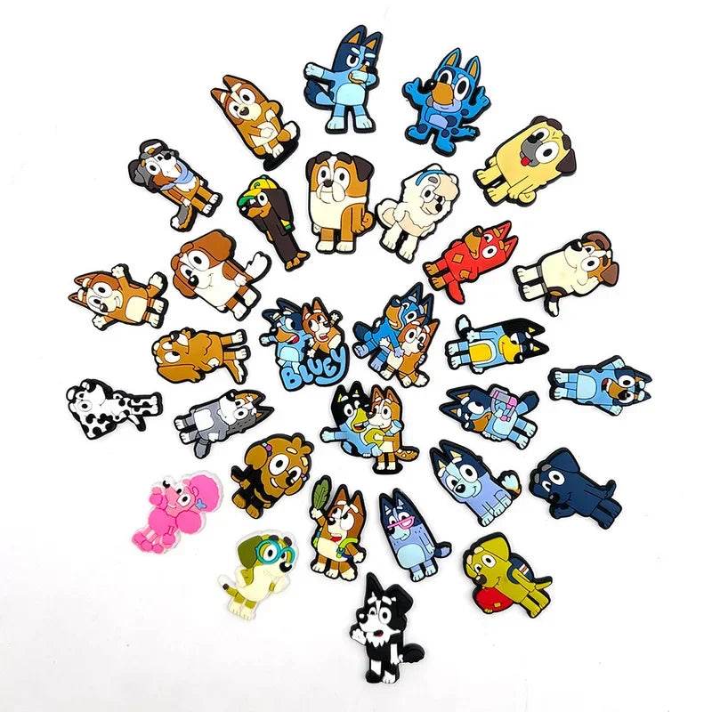 30pcs Bluey Collection Shoe Charms For Crocs Diy Accessories - ToylandEU