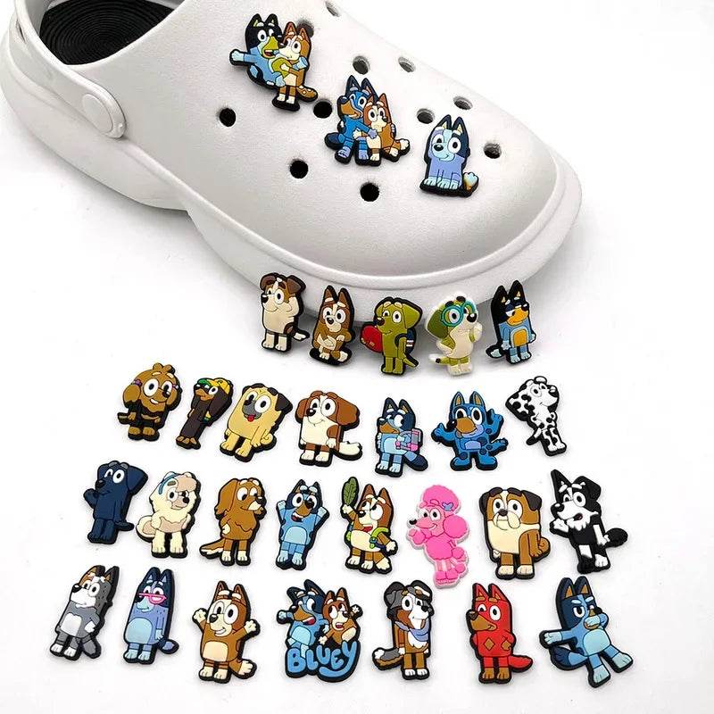 30pcs Bluey Collection Shoe Charms For Crocs Diy Accessories - ToylandEU