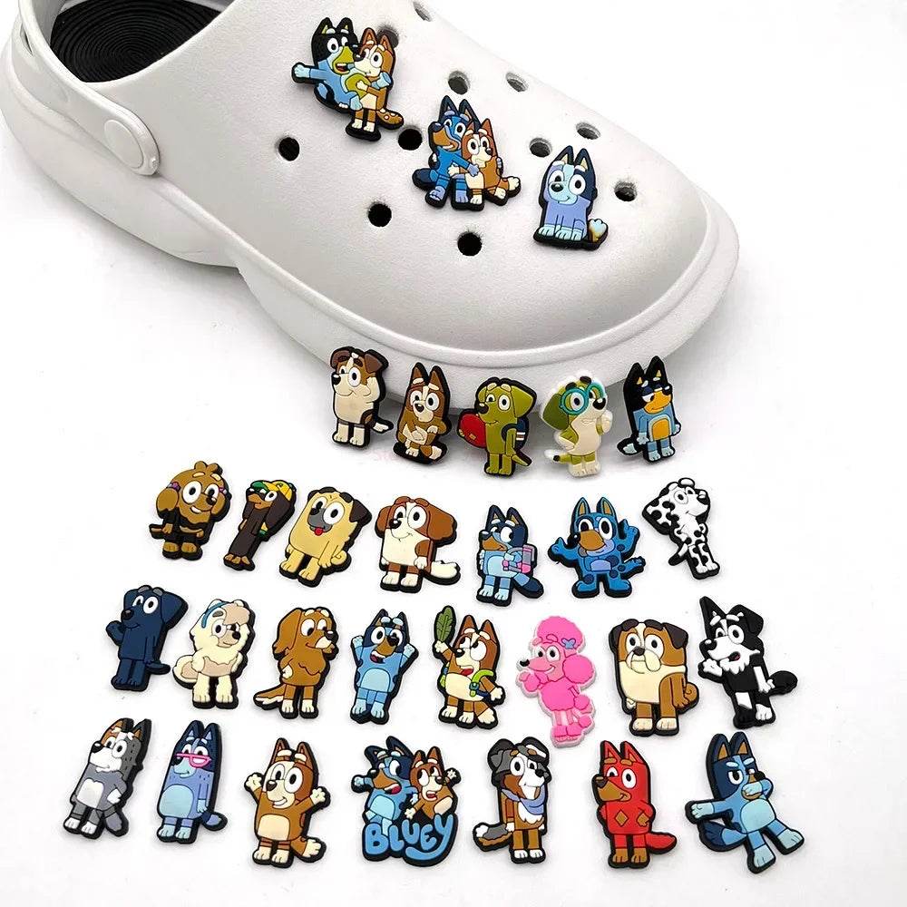 30pcs Bluey Collection Shoe Charms For Crocs Diy Accessories - ToylandEU
