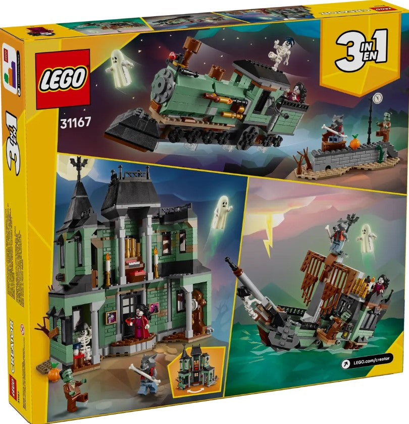 LEGO® Creator 3 In 1 Haunted Mansion Building Set | 736 Pieces | Ages 9+