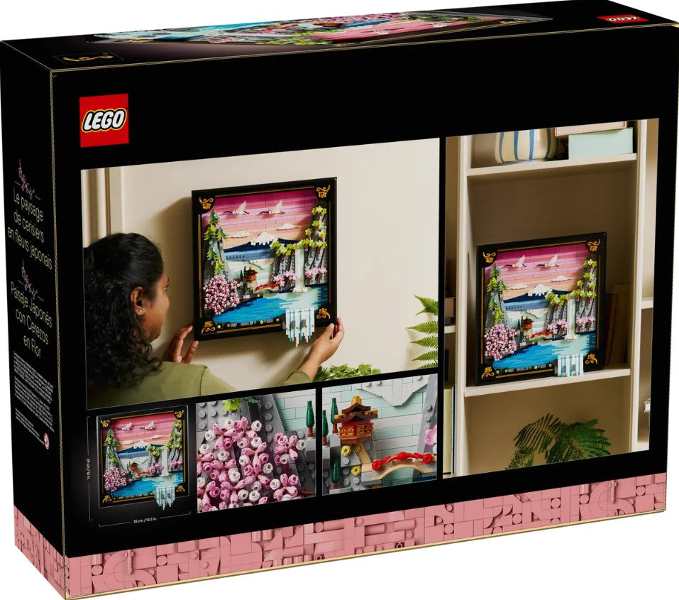 LEGO® Art Japanese Cherry Blossom Landscape | 1892 Pieces | Ages 18 Plus