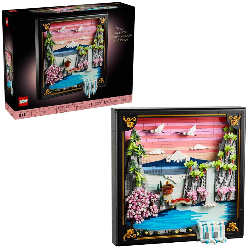 LEGO® Art Japanese Cherry Blossom Landscape | 1892 Pieces | Ages 18 Plus
