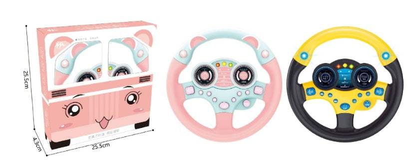 Co-Pilot Simulation Steering Wheel Toy | Pretend Play