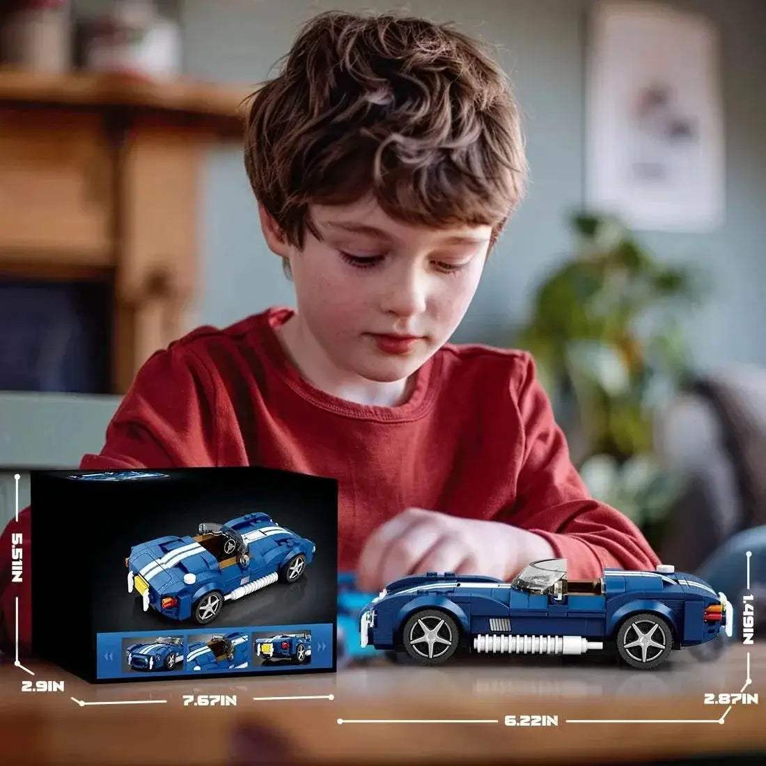312PCS AC COBRA Car Building Block Set For Kids Gifts - ToylandEU