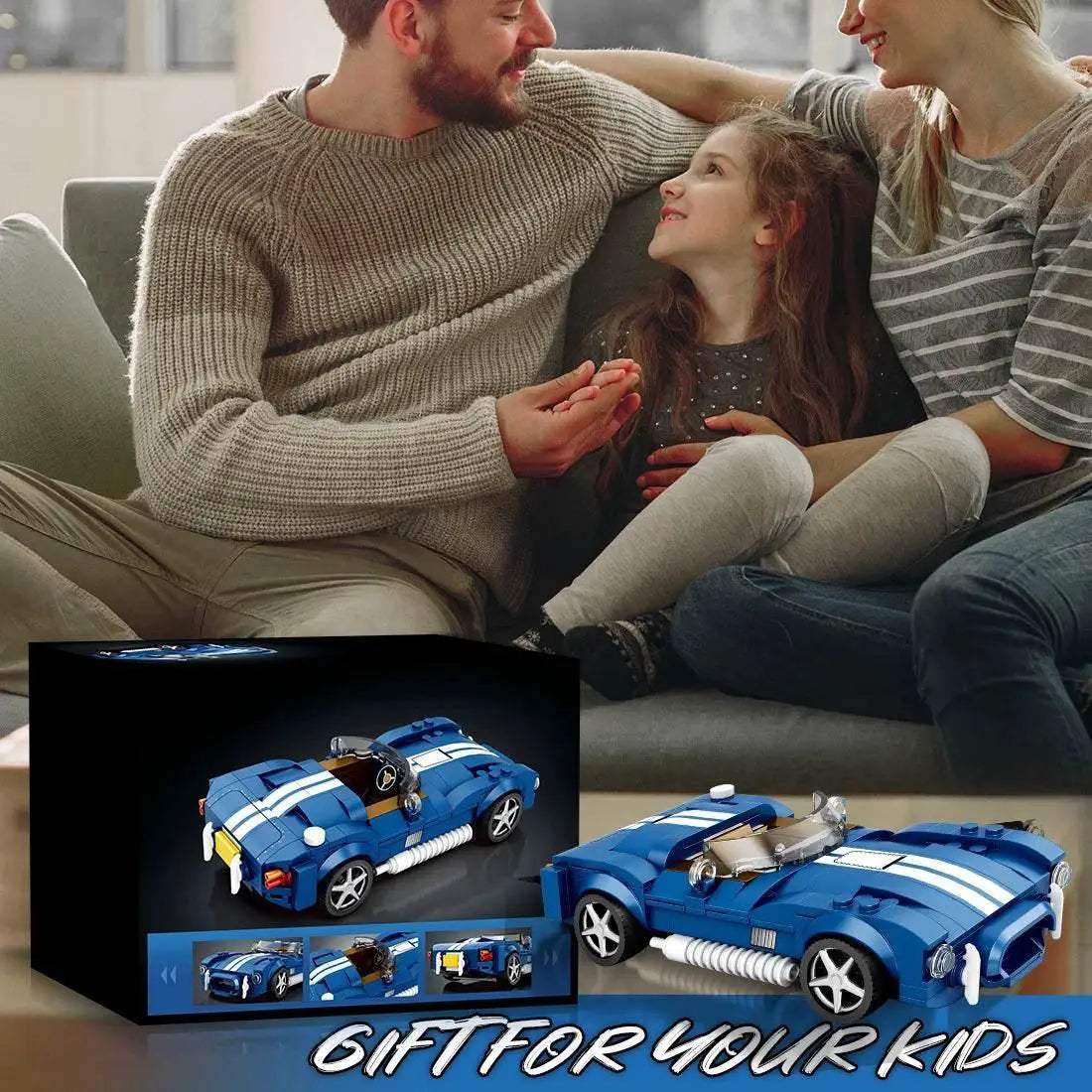 312PCS AC COBRA Car Building Block Set For Kids Gifts - ToylandEU