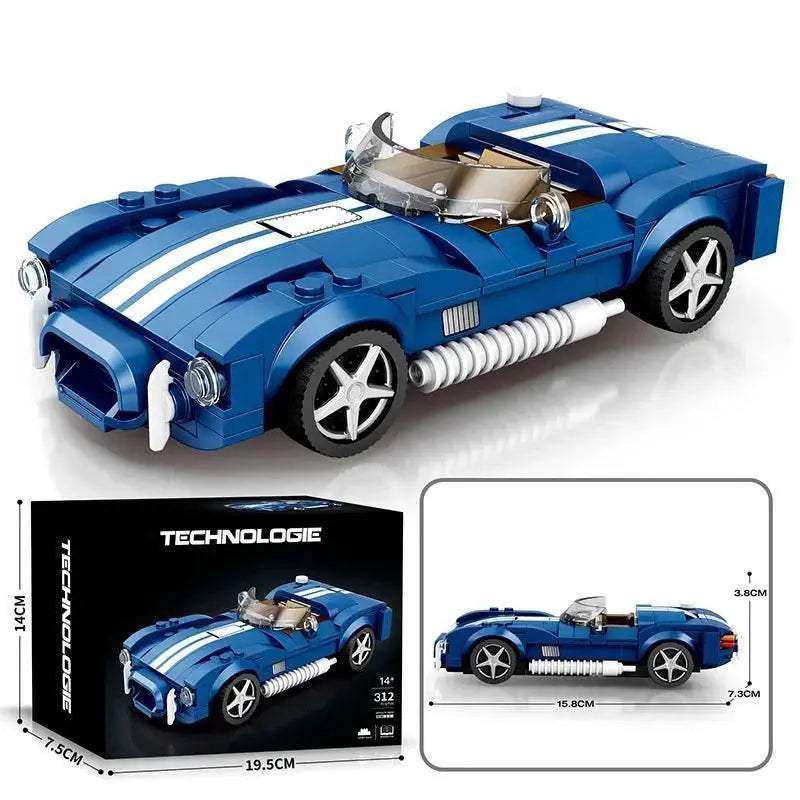 312PCS AC COBRA Car Building Block Set For Kids Gifts - ToylandEU