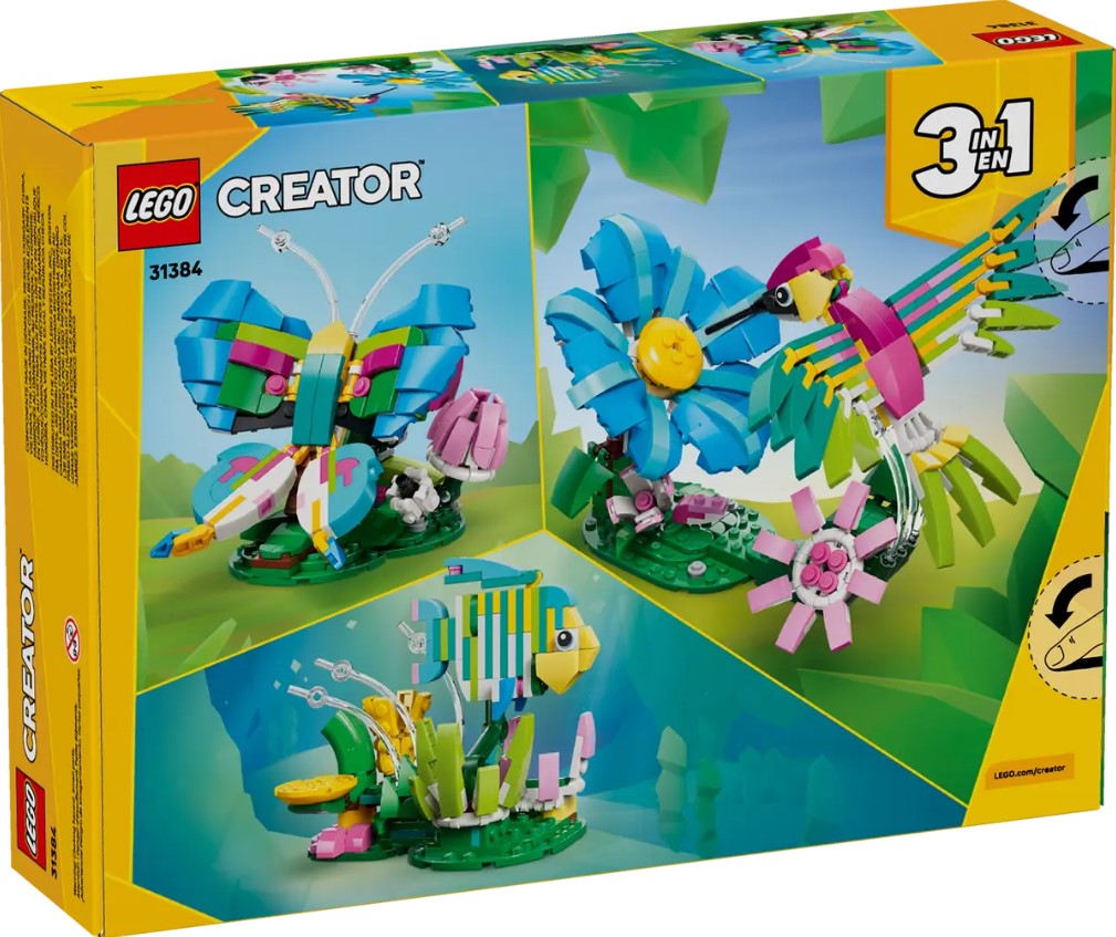 LEGO® Creator 3-in-1 Hummingbird Building Set | 312 Pieces | Ages 8+