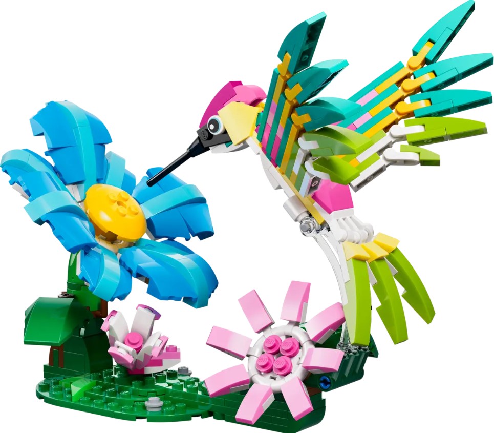 LEGO® Creator 3-in-1 Hummingbird Building Set | 312 Pieces | Ages 8+