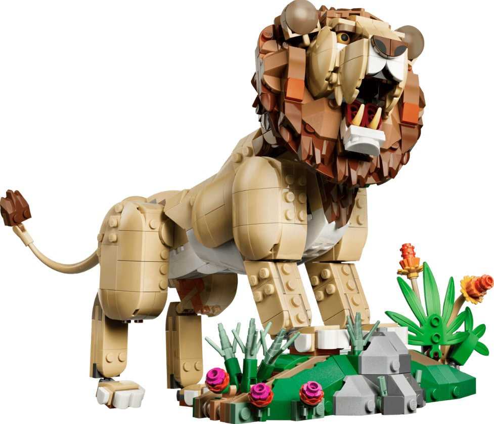 LEGO® Creator 3-in-1 Majestic Lion Set | 839 Pieces | Ages 9+