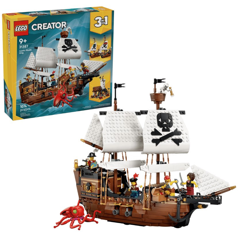 LEGO® Creator 3 in 1 Pirate Ship | 1,074 Pieces | Ages 9+