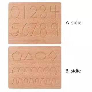 Number Tracing Board | Reversible | Wooden | Preschool