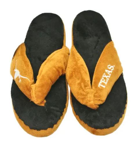 Texas Longhorns Slipper - Women Thong Flip Flop - (1 Pair) - M