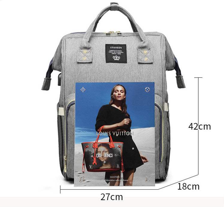 LEQUEEN Large Capacity Mummy Bag | Oxford Cloth