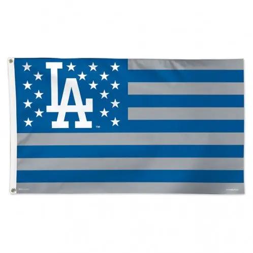 Los Angeles Dodgers Flag 3x5 Deluxe Stars and Stripes