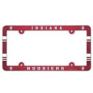Indiana Hoosiers License Plate Frame Plastic Full Color Style