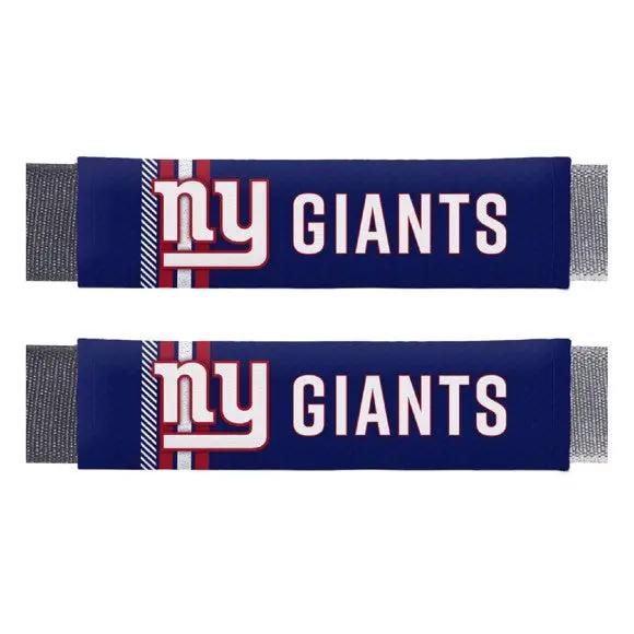 New York Giants Seat Belt Pads Team Color