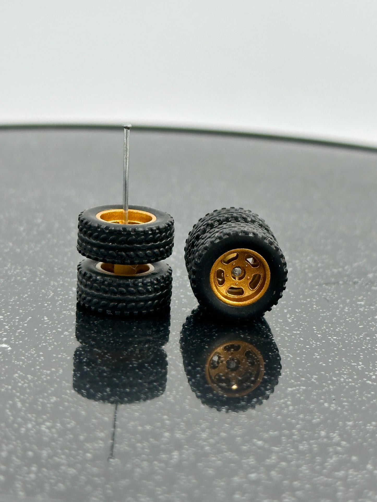 Realistic Drive Rubber Wheels for Diecast Cars One Sixty Four