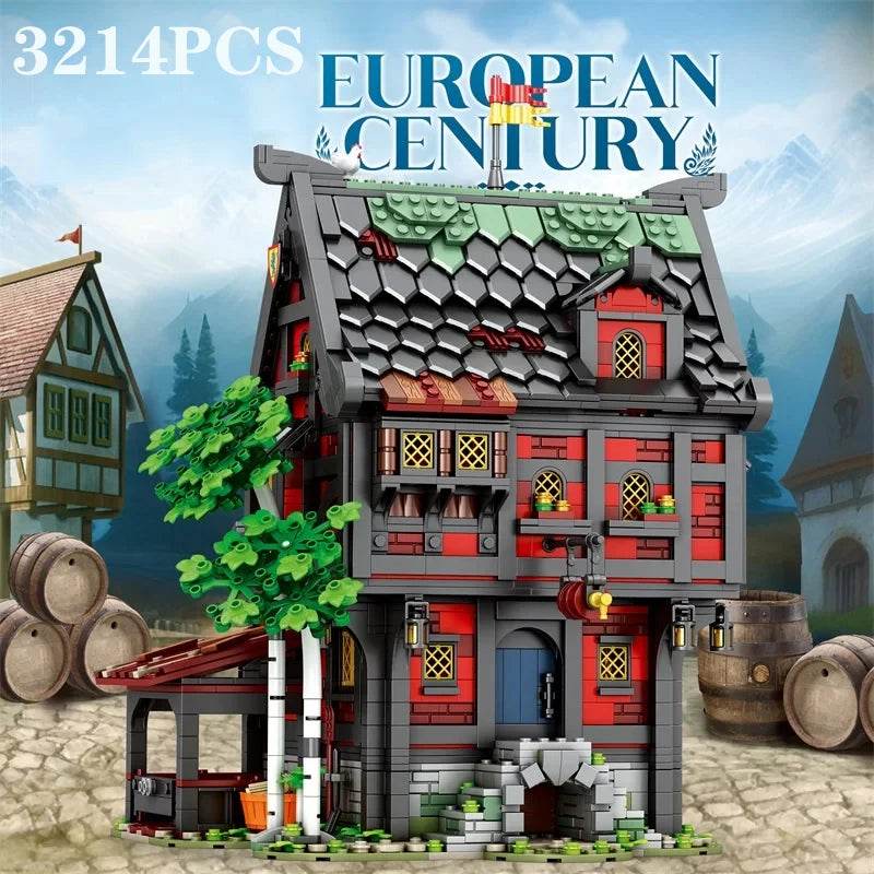 3214PCS Crusader Hotel Building Blocks MOC Model Kids Toys - ToylandEU