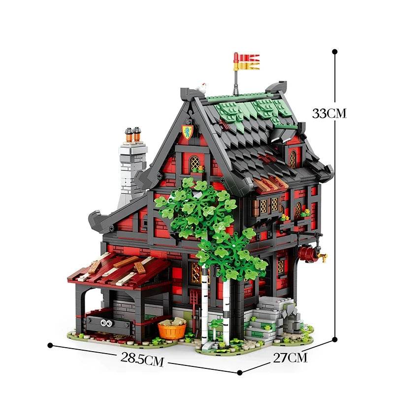3214PCS Crusader Hotel Building Blocks MOC Model Kids Toys - ToylandEU