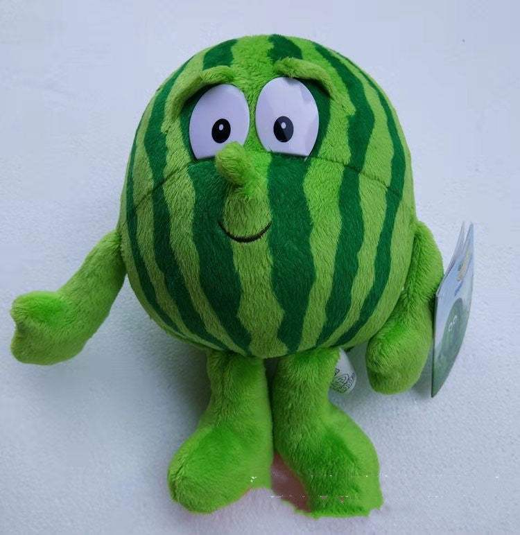 Pumpkin And Watermelon Plush Toys | Vegetables And Fruits
