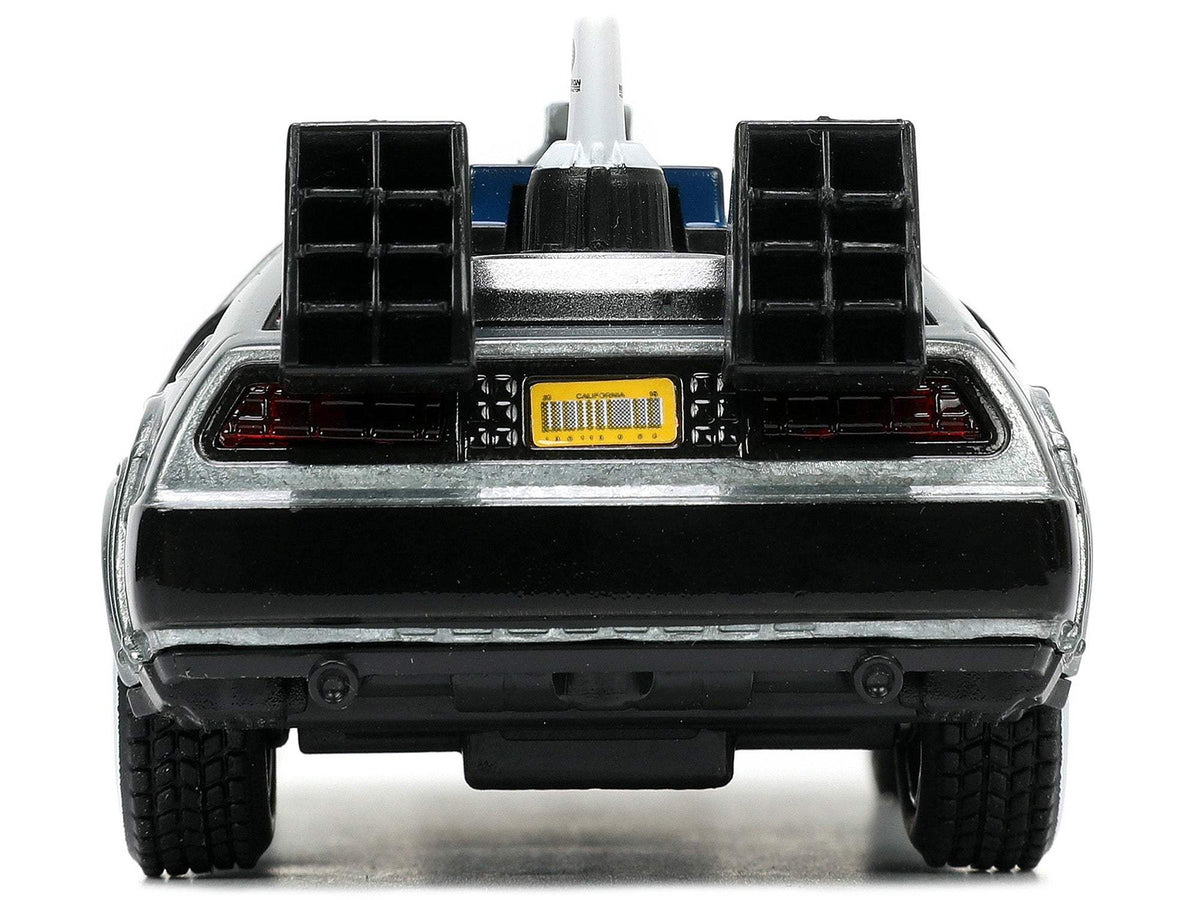 Diecast Movie Car | 1/32 Scale DeLorean | Brushed Metal Time Machine