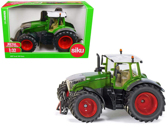 Fendt 1050 Vario Tractor Green with White Top | 1/32 Diecast Model Tractor | Siku | Collector Quality