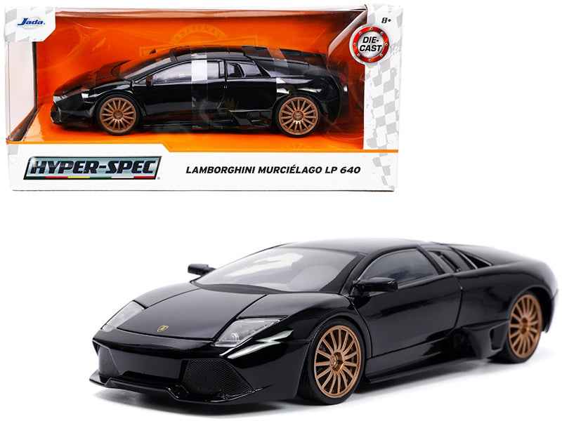 Lamborghini Murcielago LP640 Diecast Model | 1/24 Scale | Black Copper Wheels