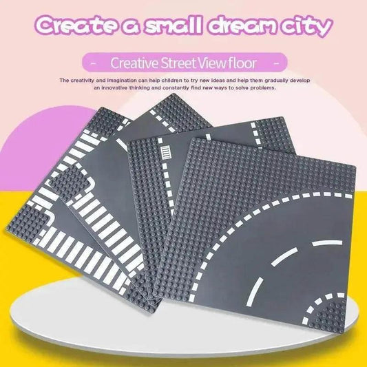  32X32 Classic Road Building Block Base Plate City View -  ToylandEU™