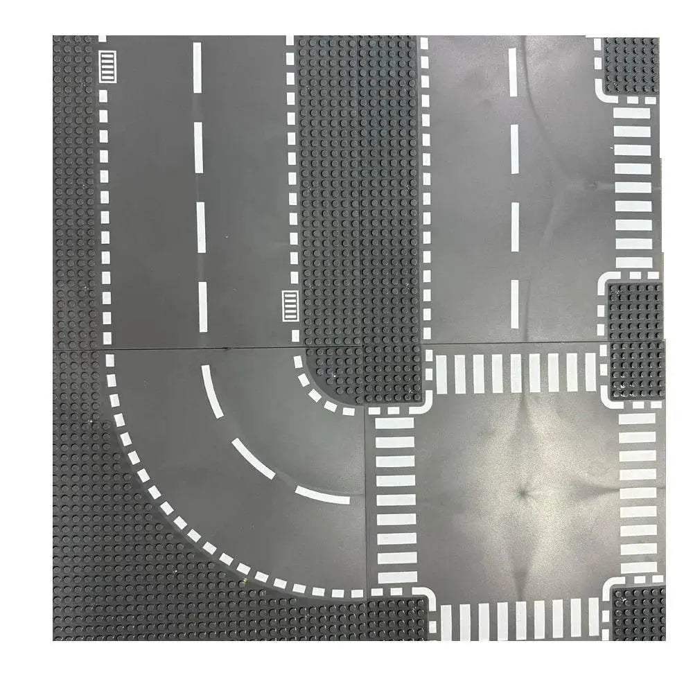32X32 Classic Road Building Block Base Plate City View - ToylandEU